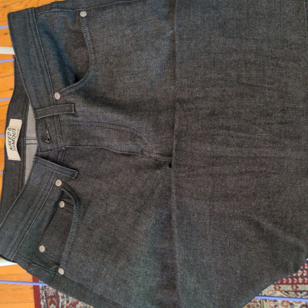 Black Naked and Famous Jeans
